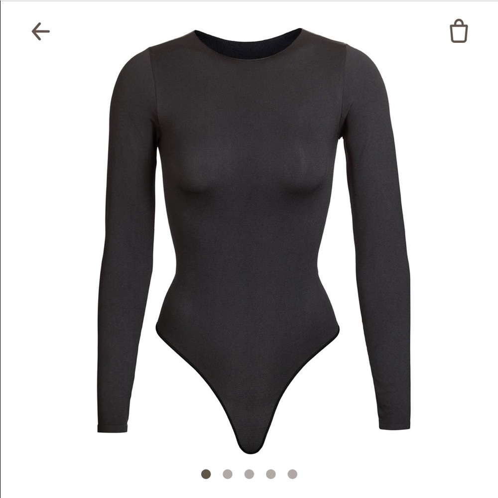 COPY - Black skim bodysuit by Kim kardashian